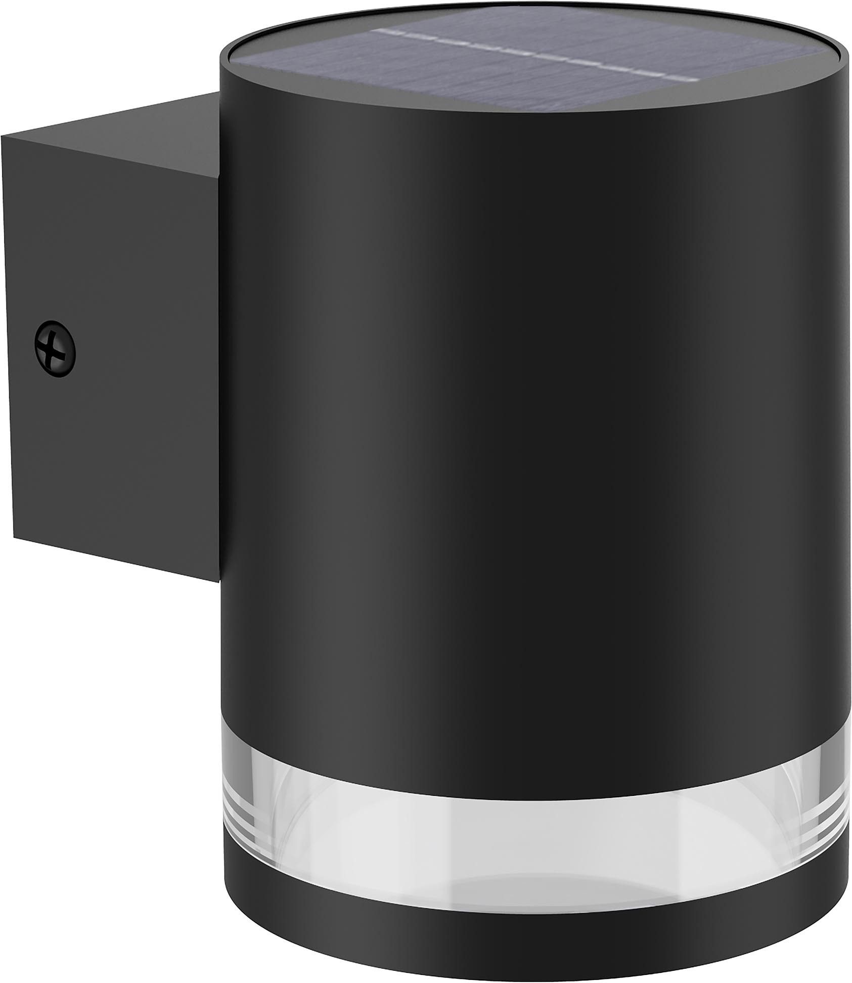 Philips LED Solarleuchte Outdoor Fyce 1.5W, 2700 Kelvin, schwarz, Abschaltautomatik, Tageslichtsensor, LED fest integriert, Warmweiß