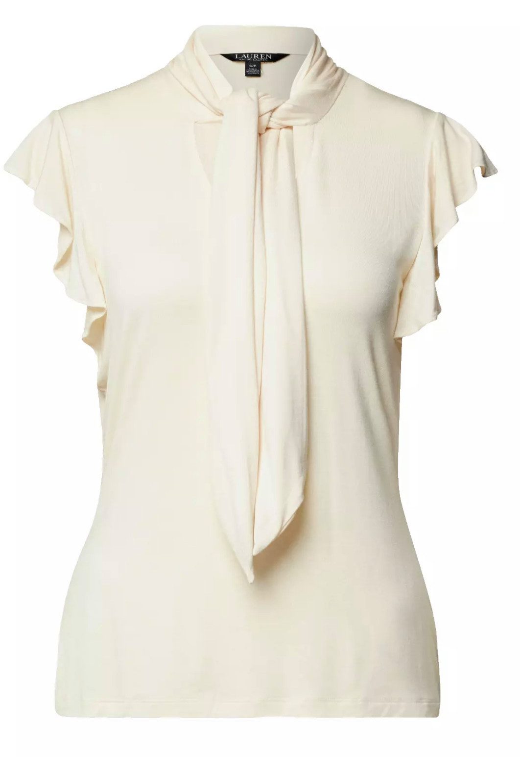 Lauren Ralph Lauren Blusentop Volants Flounces Blouse Kurze Ärmel mit Volan günstig online kaufen