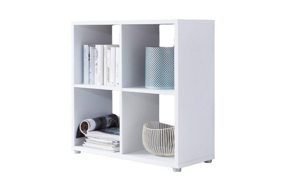 moebel-dich-auf Standregal QUADRO, in verschiedenen Farben, mit 4 Fächern