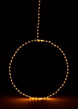 my home Dekoobjekt LED Ring Linh, Ø ca. 28 cm (1 St), Weihanchtsdeko mit 108 LEDs, inkl. Travo