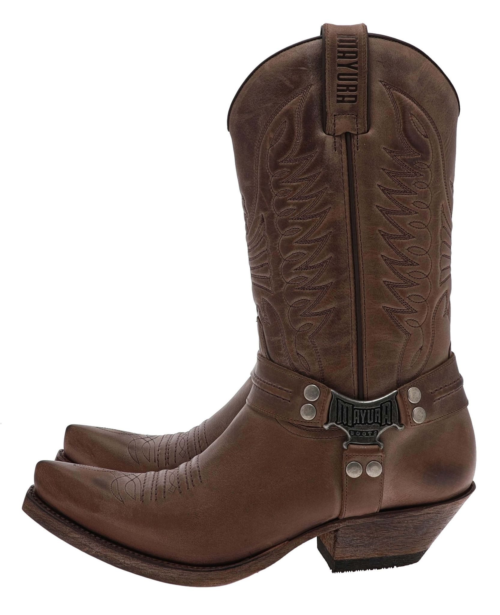 Mayura Boots MB013 Braun Cowboystiefel Rahmengenähter Westernstiefel