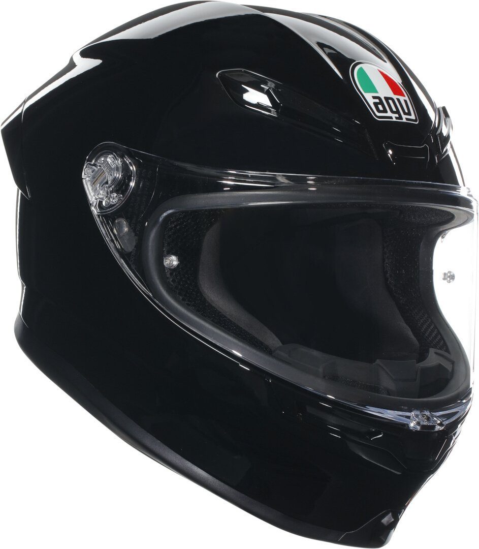 AGV Motorradhelm K6 S Helm, vorbereitet für Kommunikationssystem,Notfallsystem-Polsterung (EQ