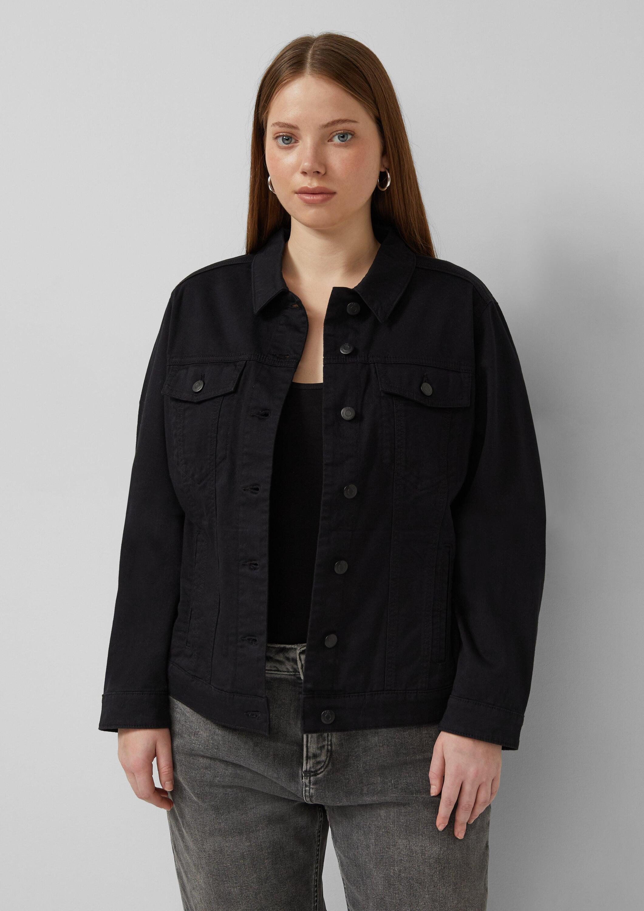 QS Funktionsjacke Indoor-Jacke Colourdenim-Jacke günstig online kaufen