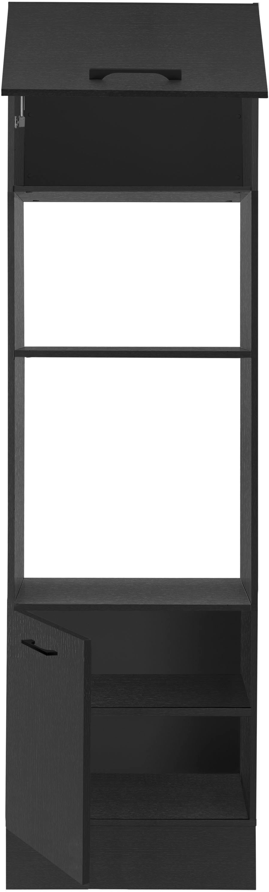 BASIC by Balculina Backofenumbauschrank Turin (1-St) Breite 60 cm, wahlweise in schwarz matt oder weiß matt