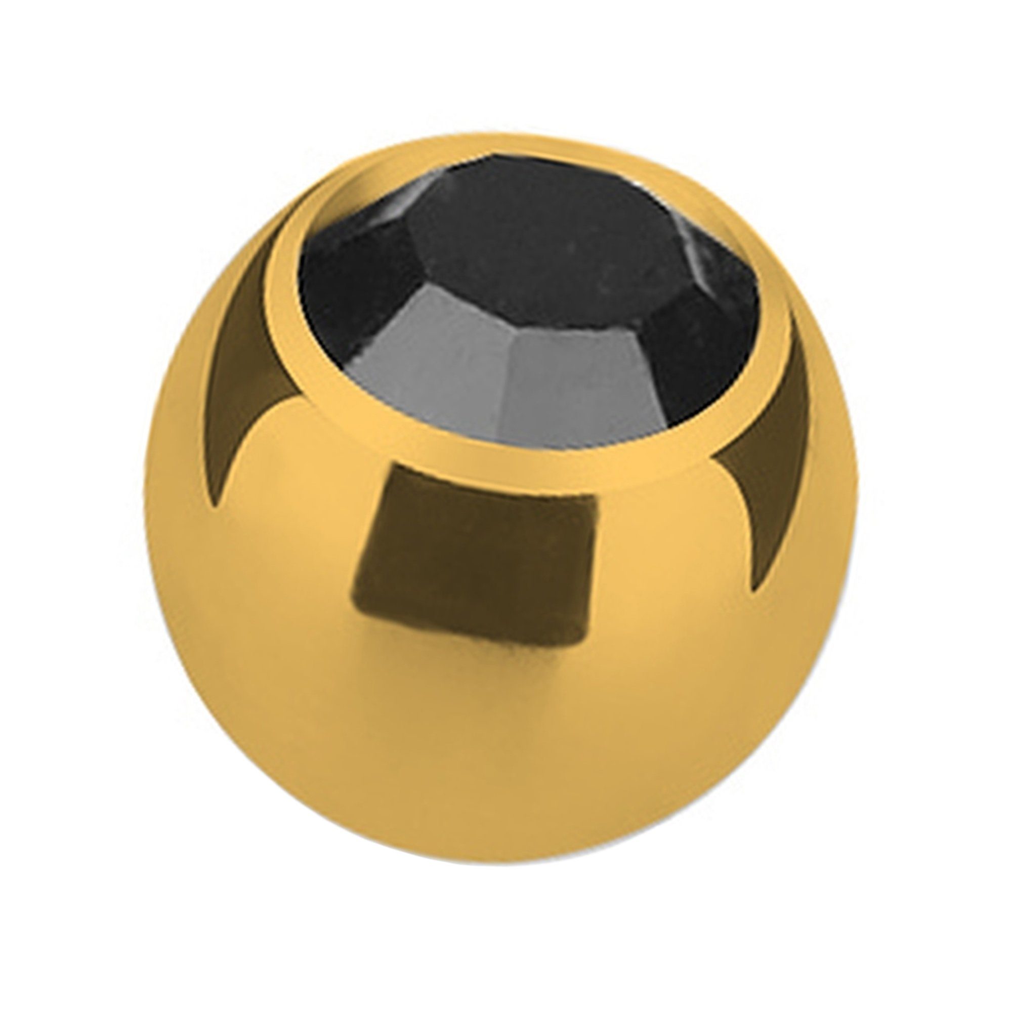 Taffstyle Piercing-Set Piercing Ersatz Schraubkugel Gold günstig online kaufen