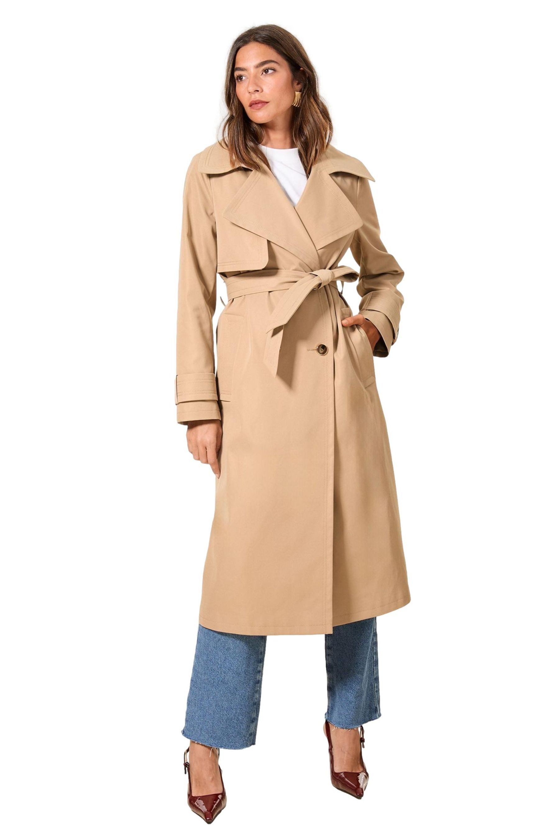 LIPSY Langmantel Lipsy Lässiger, langer Trenchcoat, Regular (1-tlg) günstig online kaufen