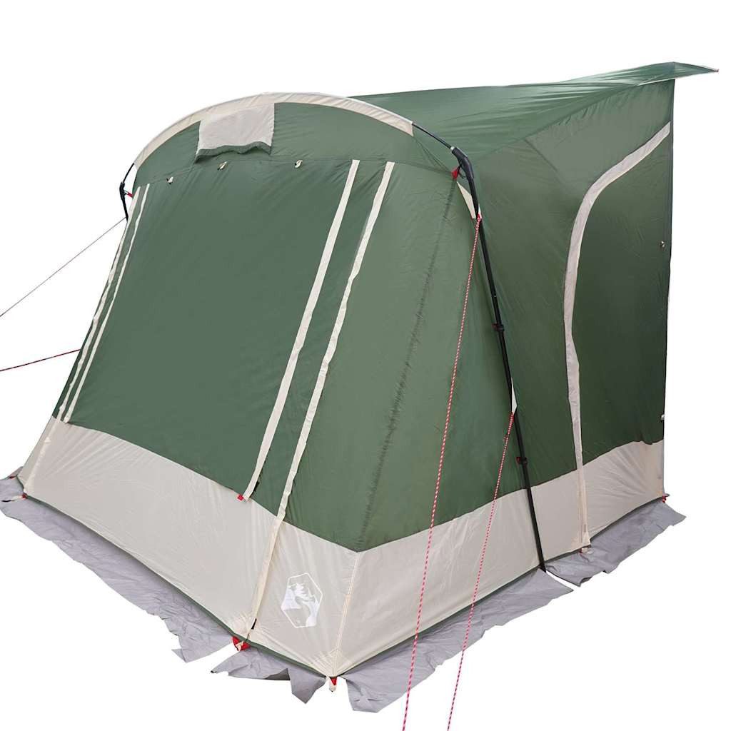 vidaXL Vorzelt 285 x 255 x 245 cm Vorzelt Zelt mit Dach Sonstiges Grün und Schwarz 28