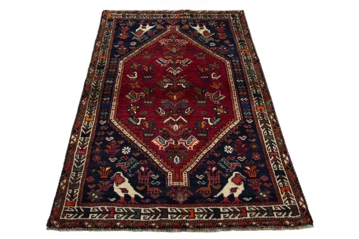 Orientteppich Shiraz 108x168 Handgeknüpfter mm Perserteppich, Höhe: Orientteppich Nain rechteckig, Trading, / 10