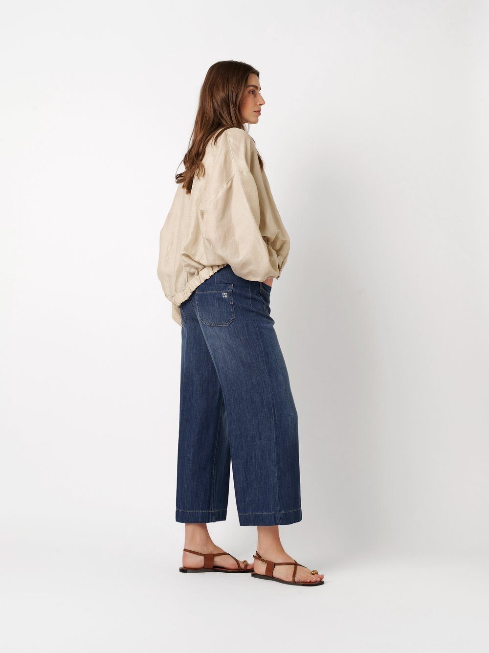 ROSNER 7/8-Jeans Audrey Culotte (1-tlg) mit aufgesetzten Fronttaschen