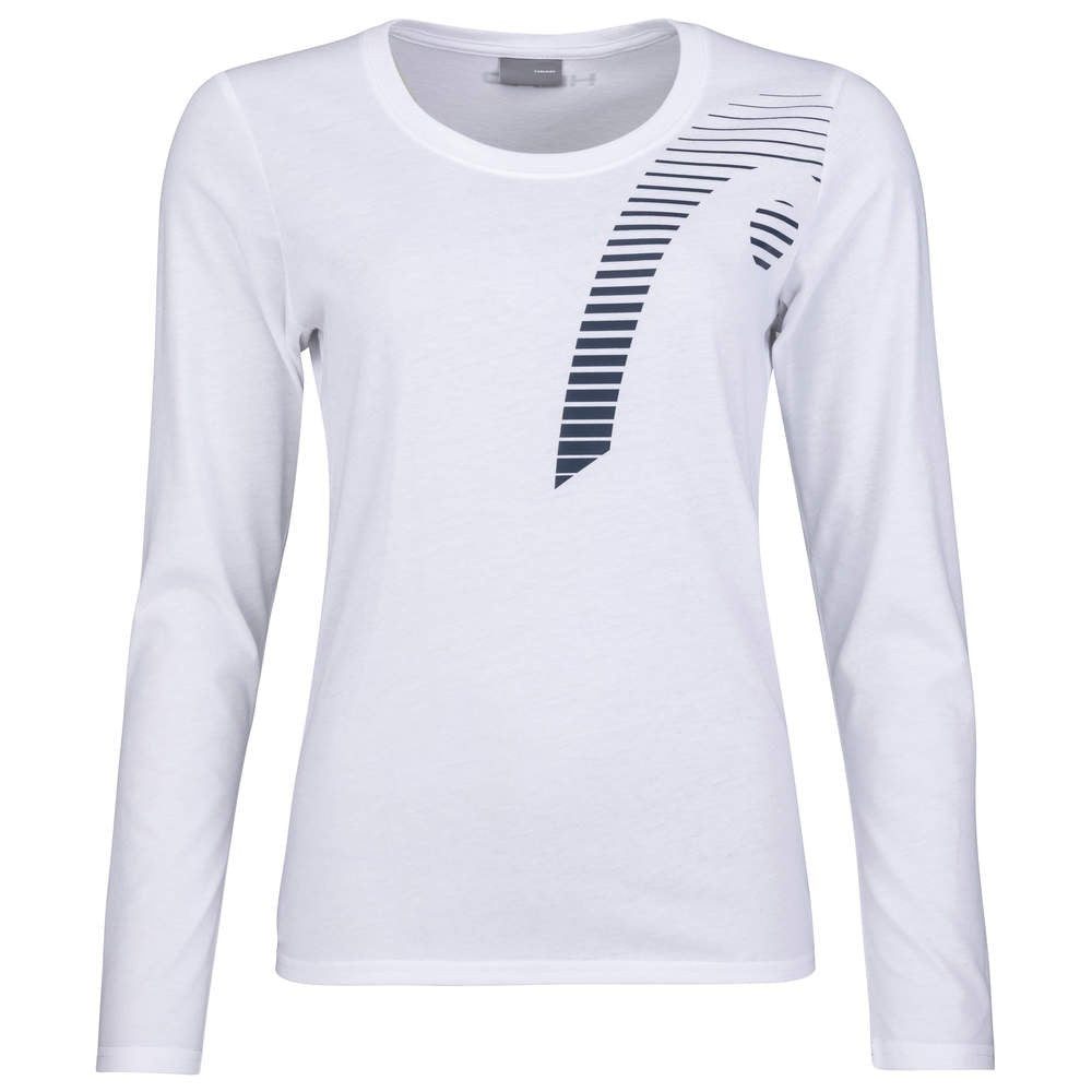 Head Langarmshirt Club Linda (Baumwollmix) weiss günstig online kaufen