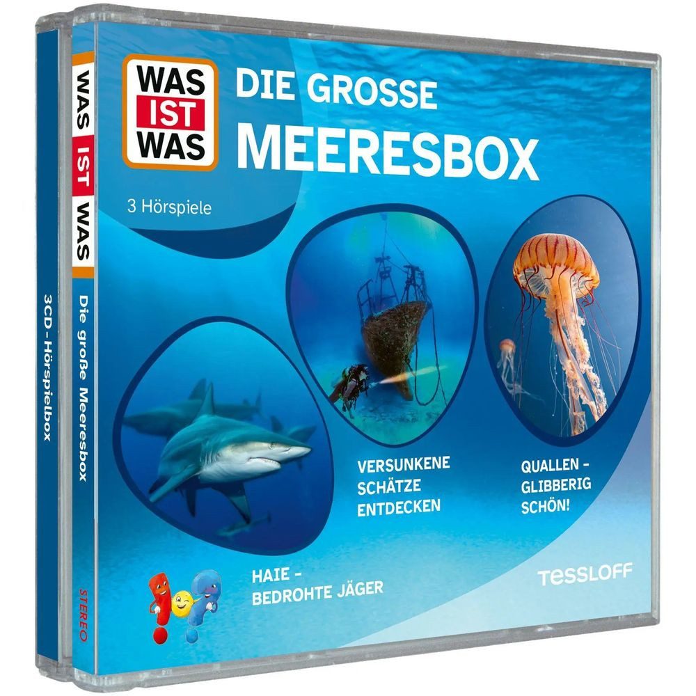 Tessloff Verlag Hörspiel WAS IST WAS 3-CD Hörspielbox. Die große Meeresbox