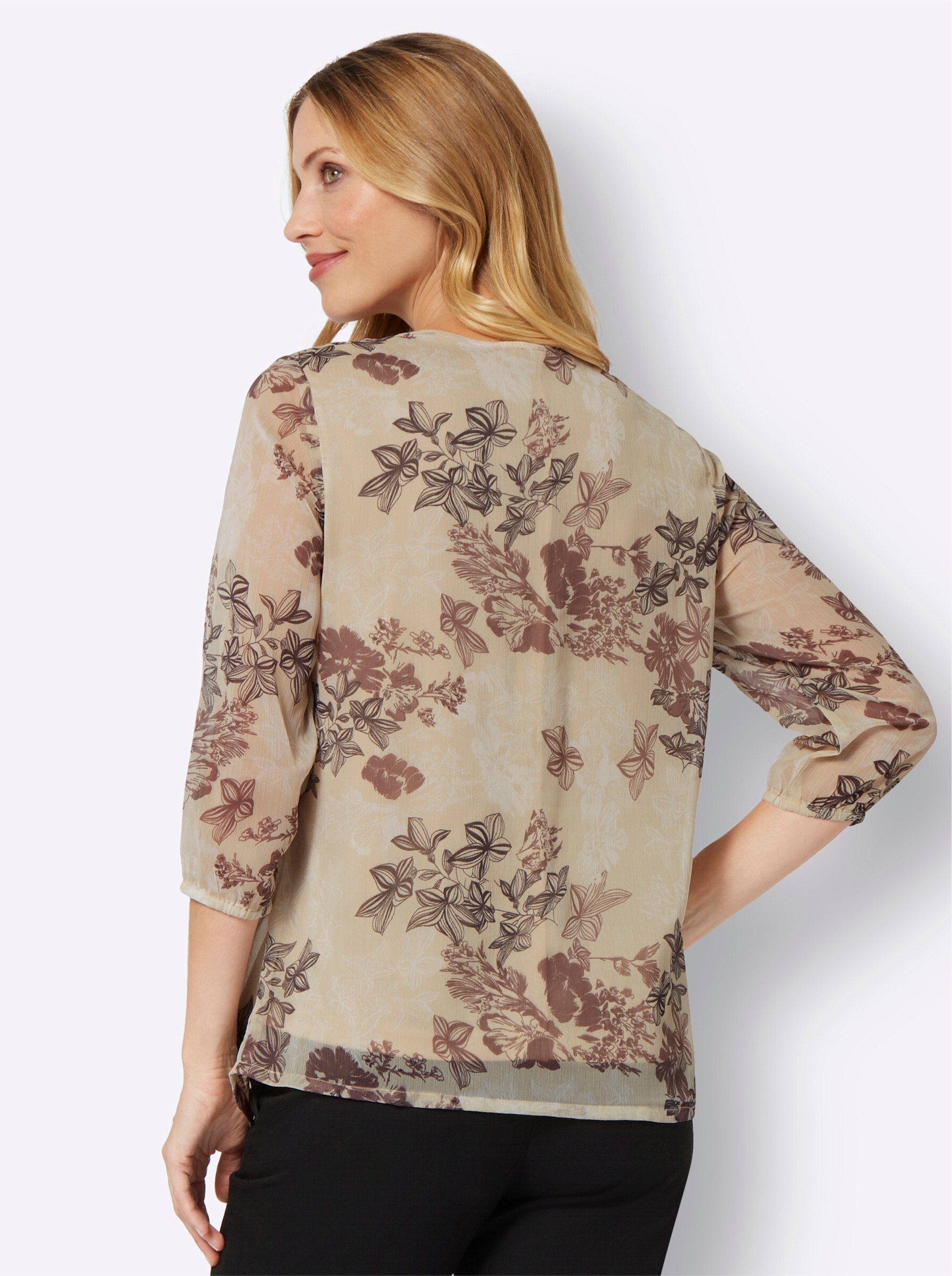 Sieh an! Klassische Bluse Schlupf-Bluse günstig online kaufen