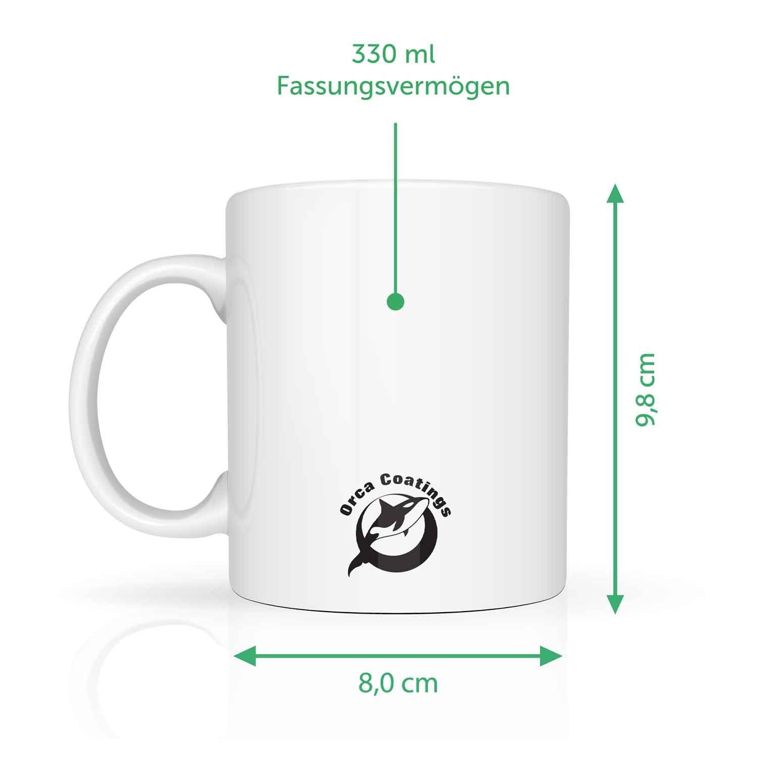 Schwarz mit - Ihn Motiv Tasse - & im für V2 Halloween Happy GRAVURZEILE Geschenk Sie Weiß Design