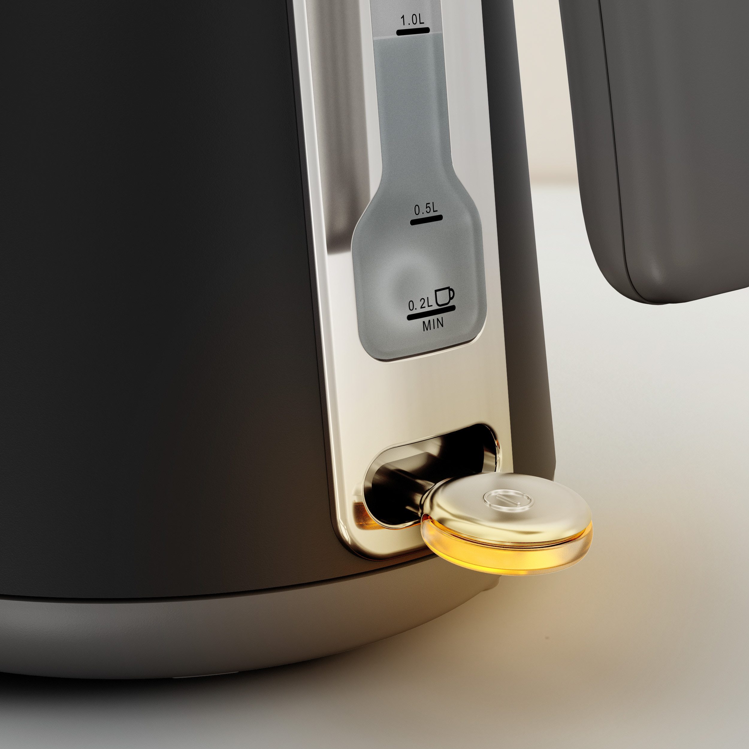 Tefal Wasserkocher KI6668 Collection, 1,7 l, 2400 W, Deckelöffnung auf Knopfdruck, großes Fassungsvermögen von 1,7 l