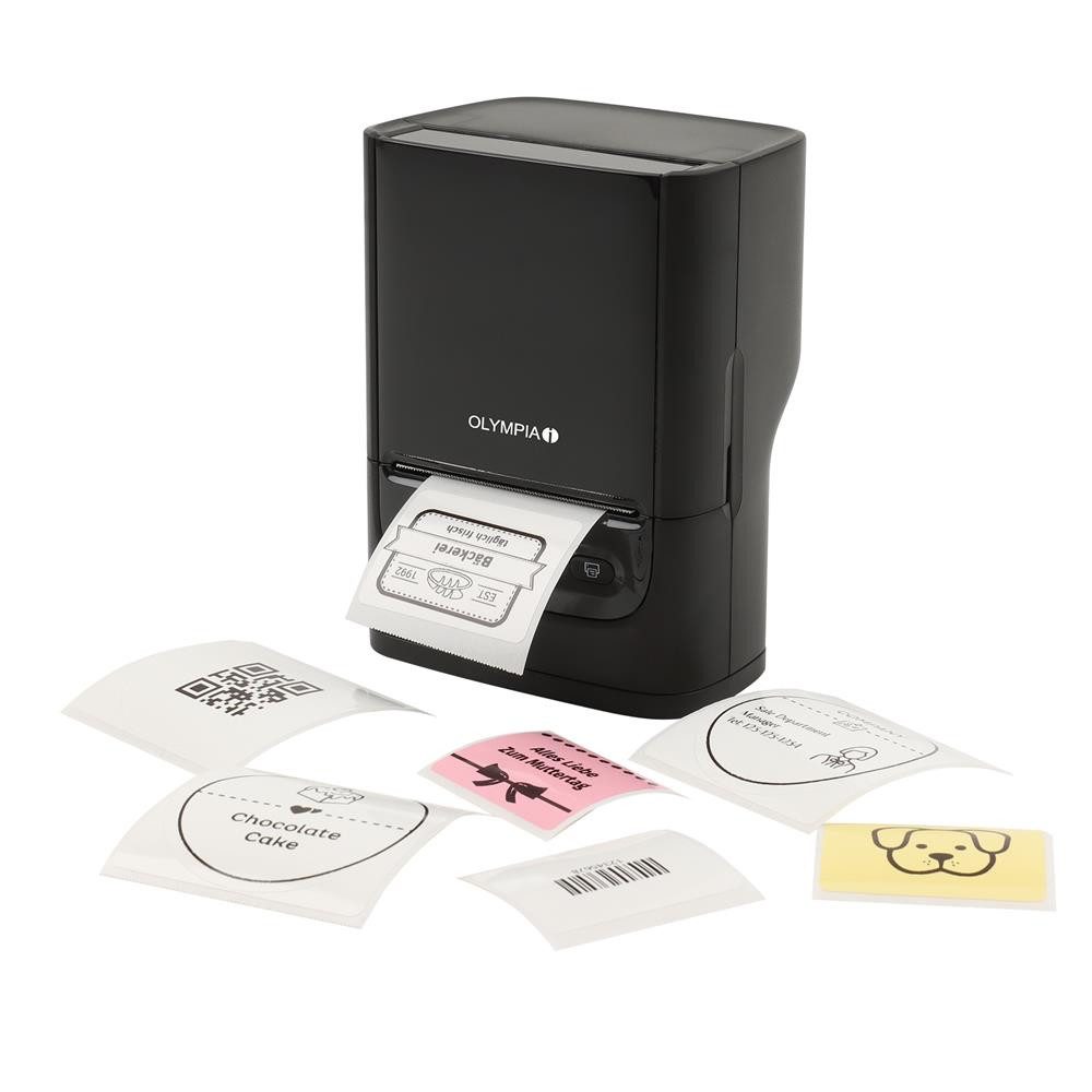 Olympia PM220 Etikettendrucker, (Bluetooth, Bluetooth-App, 203 dpi, 48 mm/s, Etikettenbreite 23–54 mm)