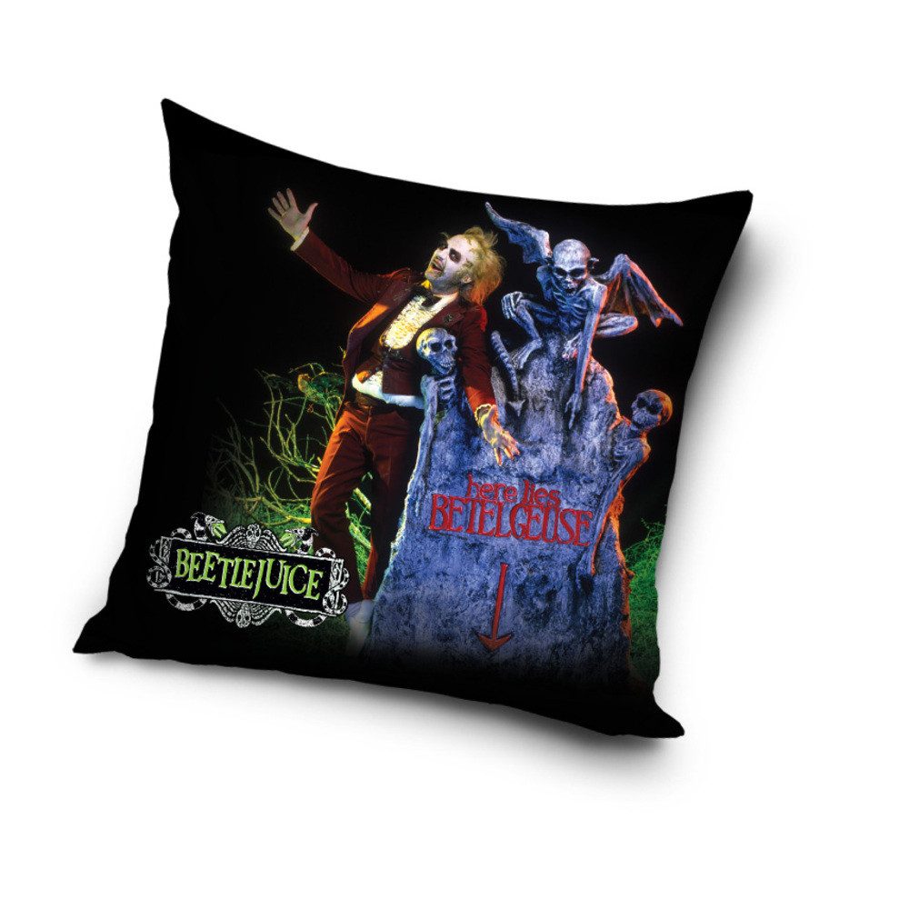 Carbotex Dekokissen Beetlejuice Kissen Dekokissen 40 x 40 cm