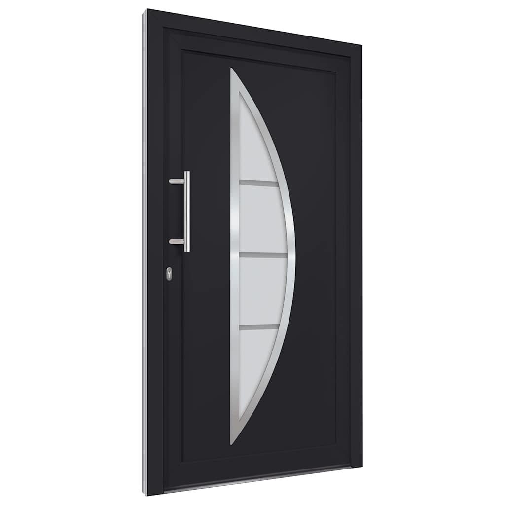 vidaXL Haustür Haustür Anthrazit 98x208 cm (1-St) – Bild 4 von 5