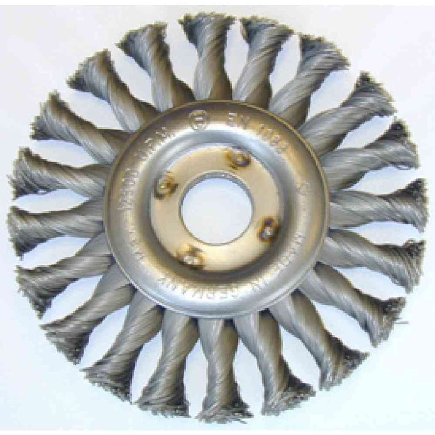 Thumbnail - IRONSIDE Trennscheibe Scheibenbürste gezopft 125mm/22,2 Draht Bürste Winkelschleifer Werkzeu, Ø 125 mm