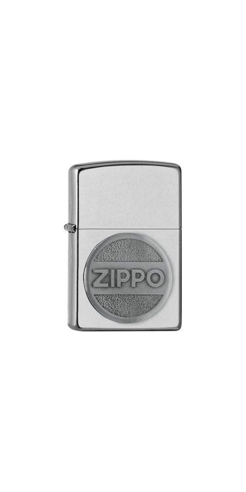 Zippo Feuerzeuge ZIPPO street chrome Emblem "Zippo Logo"