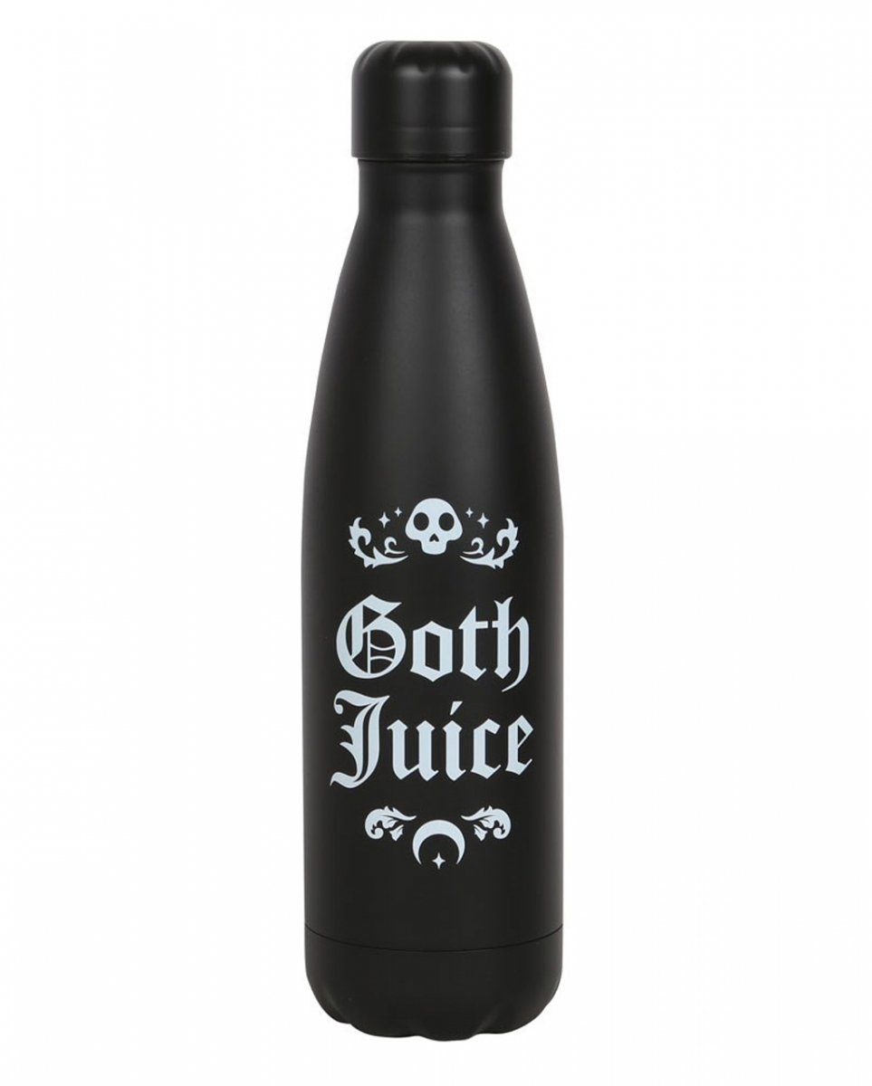 Dekofigur Goth Juice Gothic-Wasserflasche aus Metall als Ges