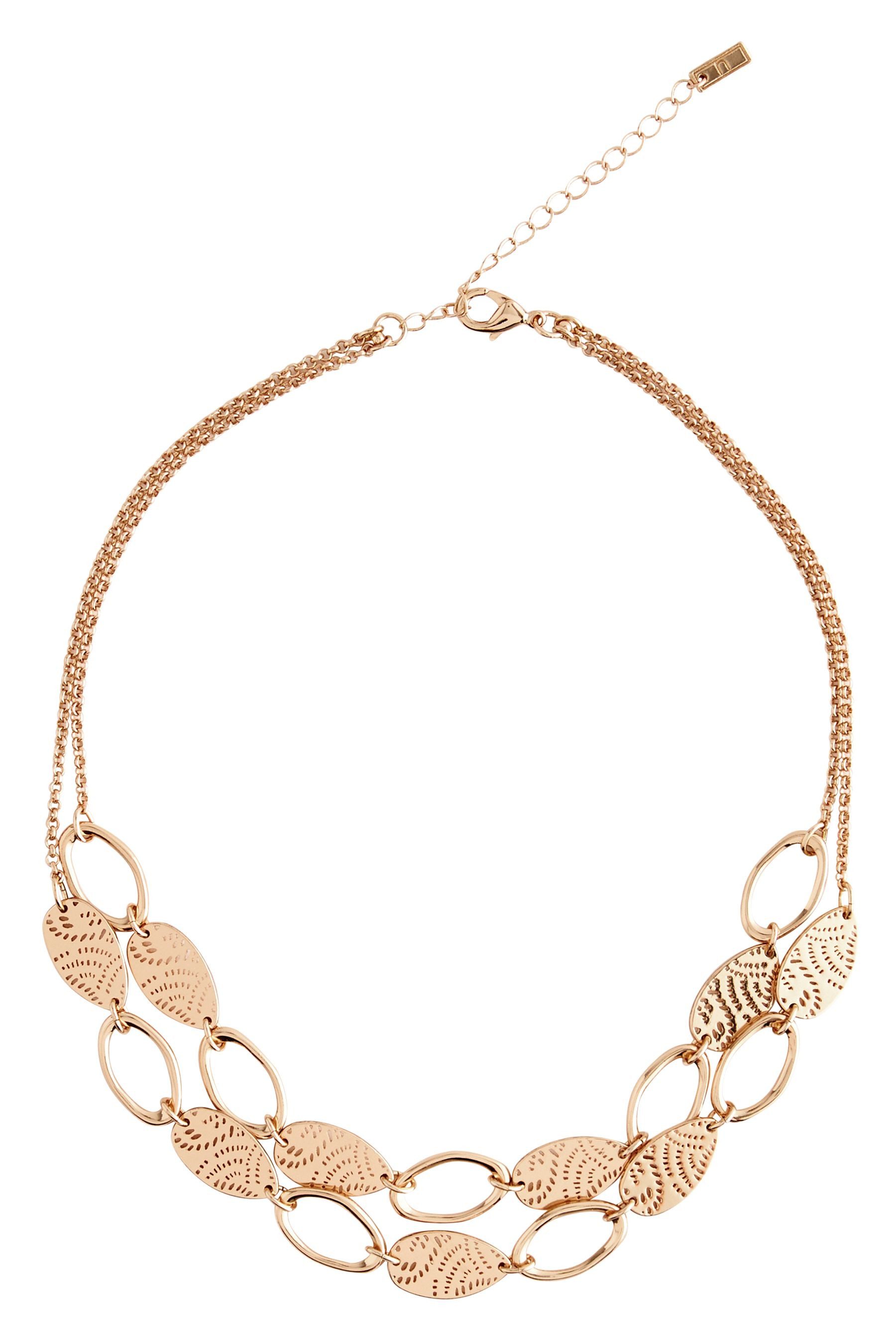 Next Gliederkette Doppellagige Kette mit Cutout günstig online kaufen