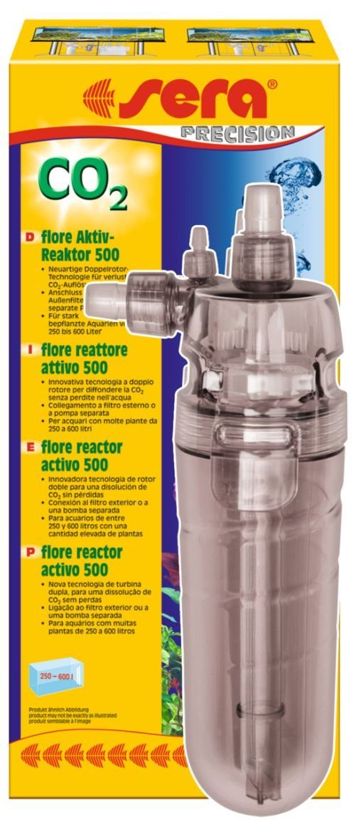 Aquariumfilter sera CO2 flore Aktiv-Reaktor 500