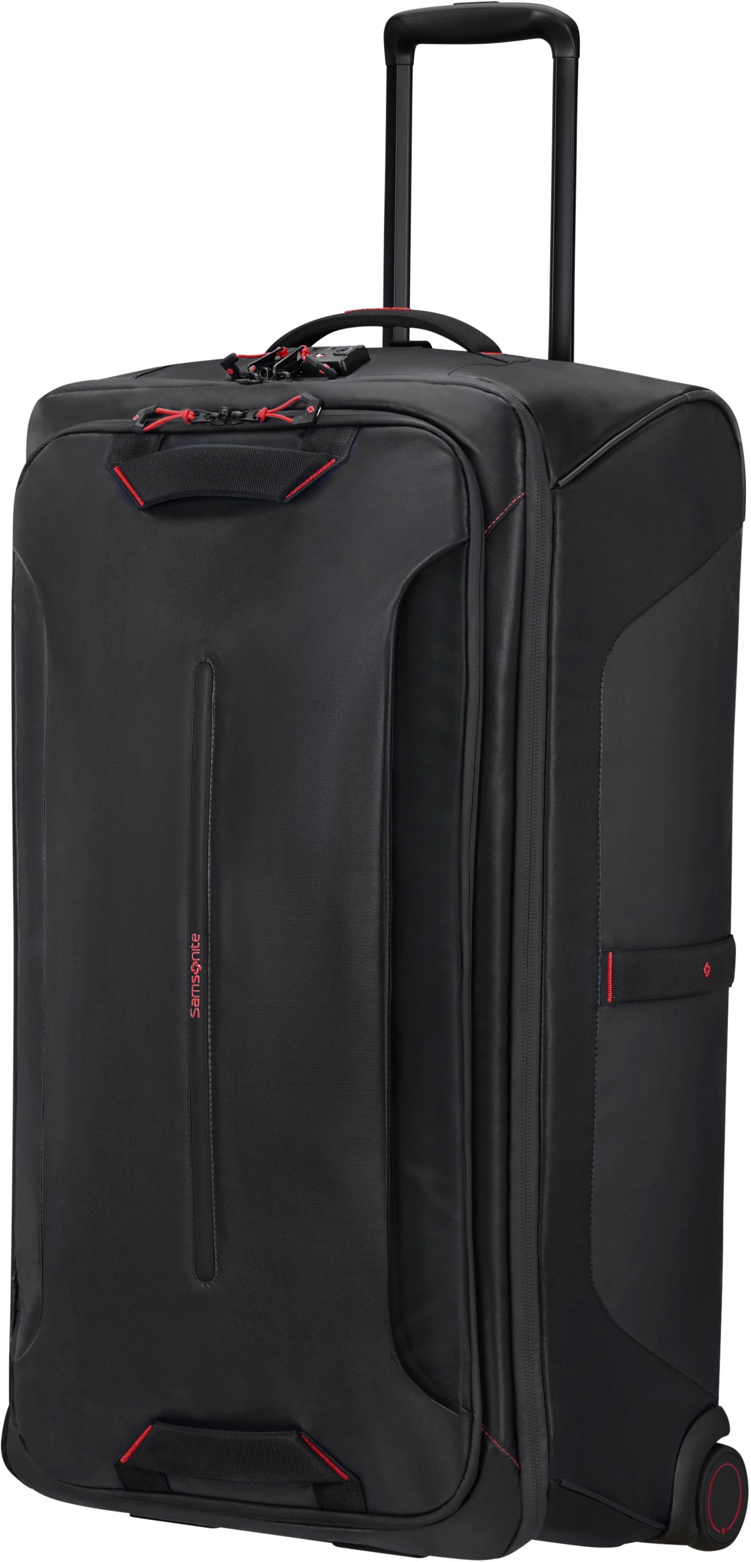 Samsonite Reisetasche ECODIVER, 79 cm, Black, Reisekoffer Großer Koffer Aufgabegepäck TSA-Zahlenschloss