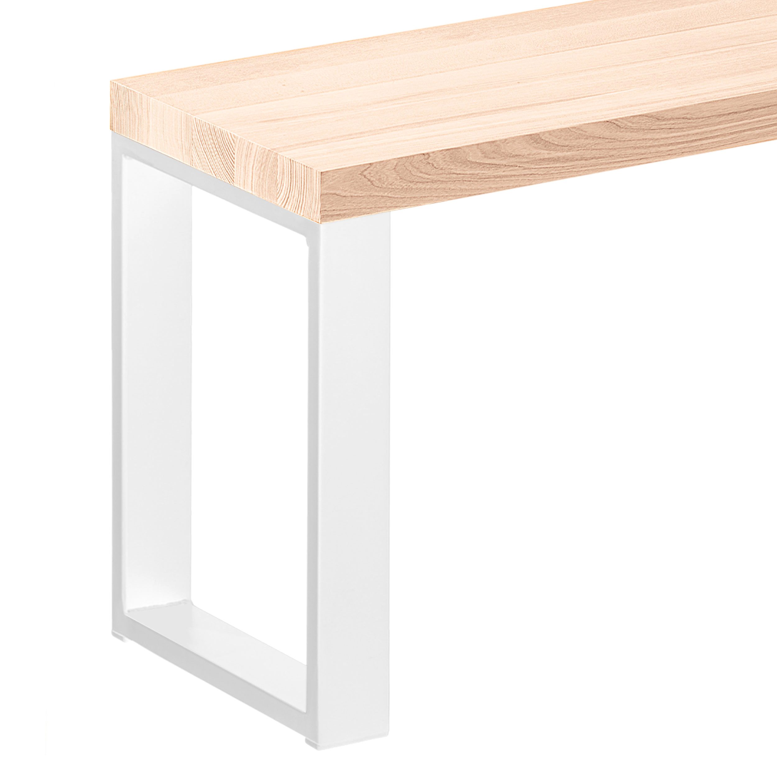 LAMO Manufaktur Sitzbank LSB Sitzbank (Komplett-Set, 3-Teilig), 40mm stake Massivholzplatte