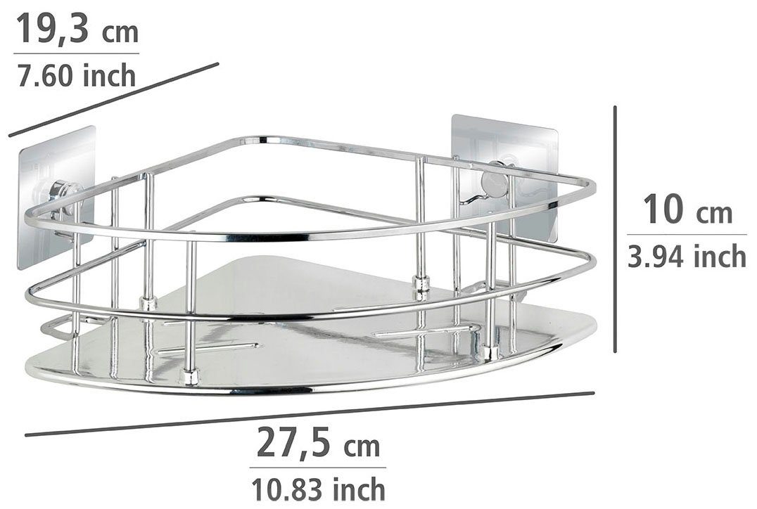 WENKO Eckregal Turbo-Loc Quadro, 1 Ablage
