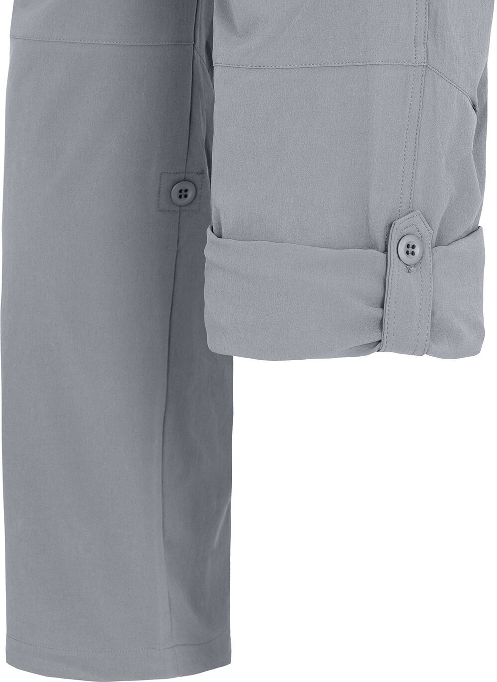 Bergson Outdoorhose REDWOOD Herren Wanderhose, vielseitig, pflegeleicht, Normalgrößen, hellgrau – Bild 4 von 5
