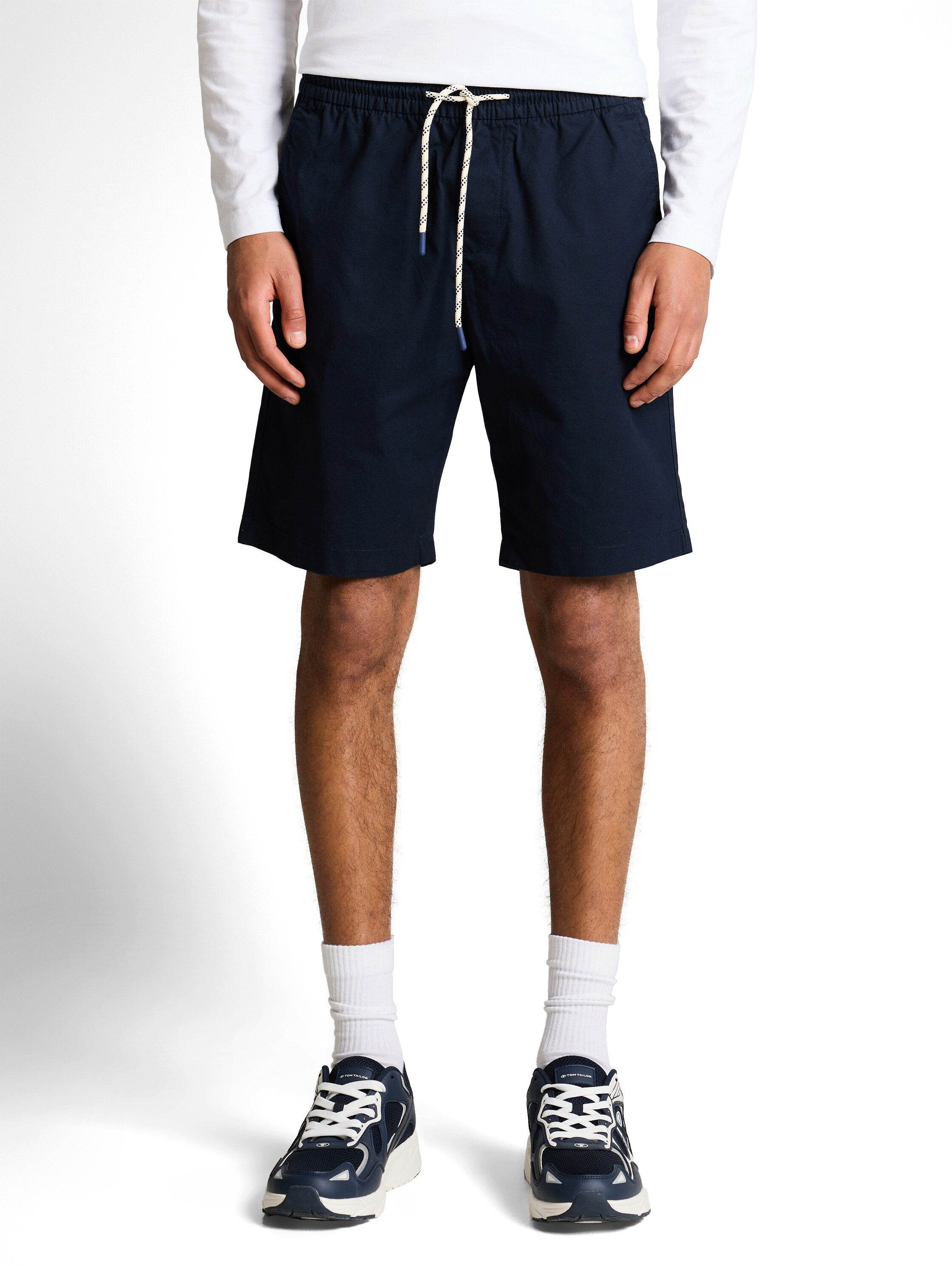 TOM TAILOR Denim Shorts mit elastischem Bund