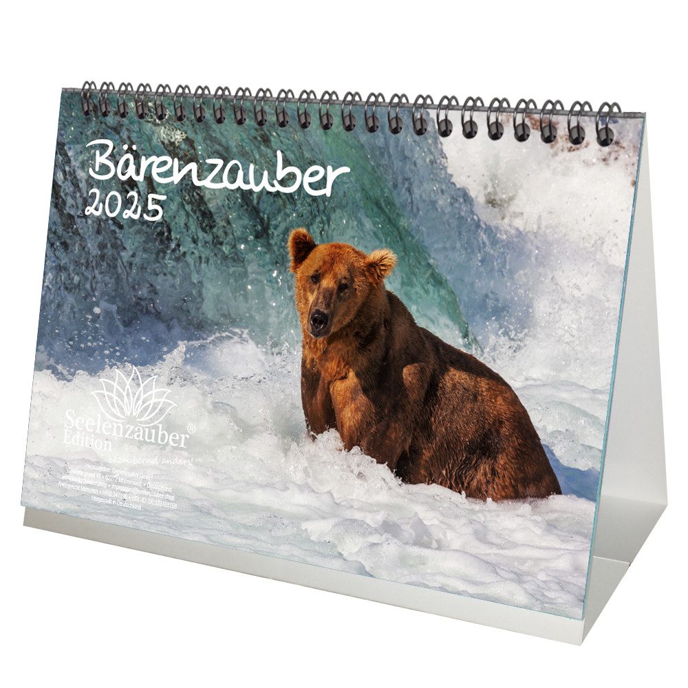 Seelenzauber Tischkalender Bärenzauber DIN A5 Kalender für 2025 Bären