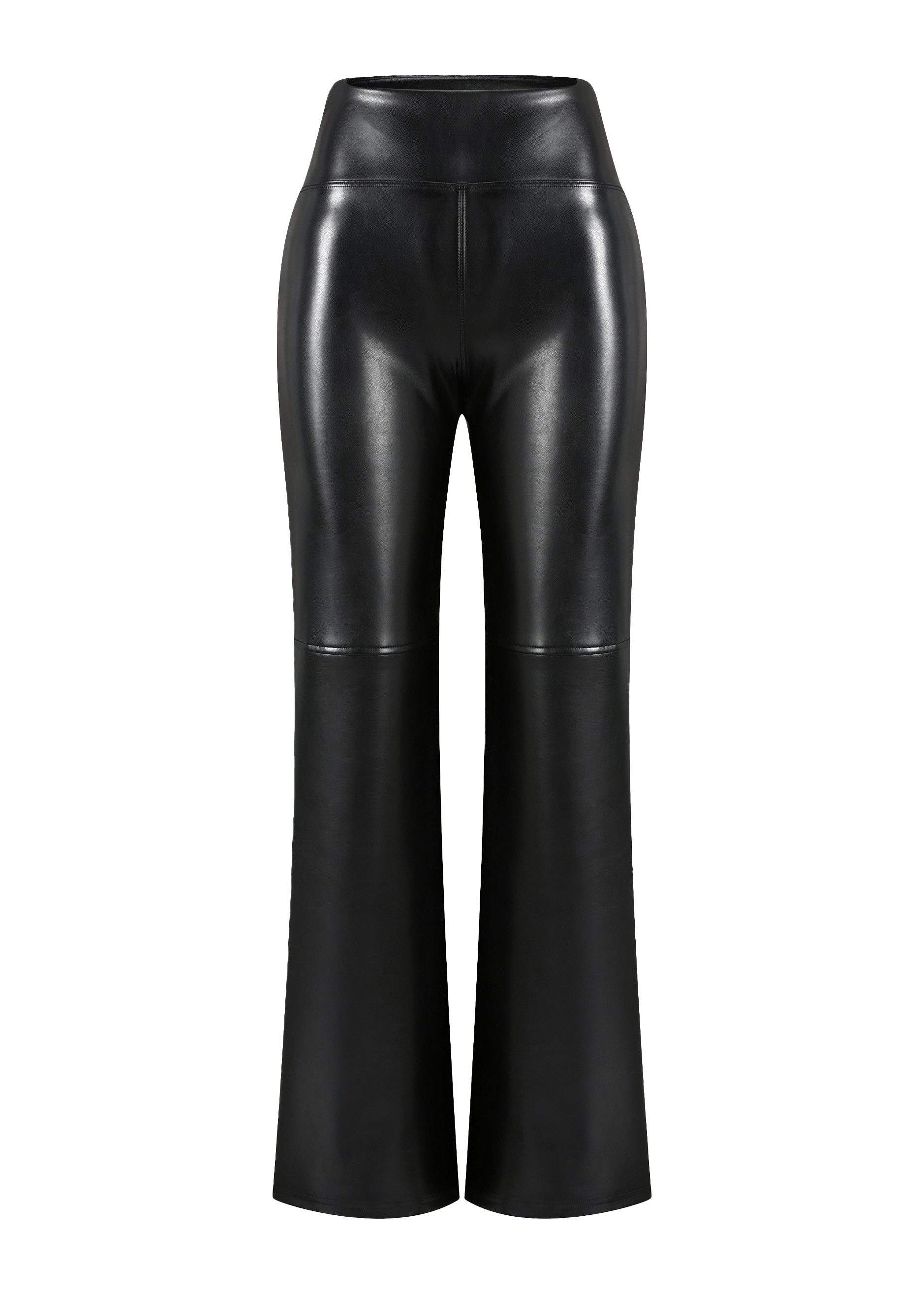 SASSYCLASSY Leggings High-Waist Flared Thermo-Leggings mit Taillenbund Kuns günstig online kaufen