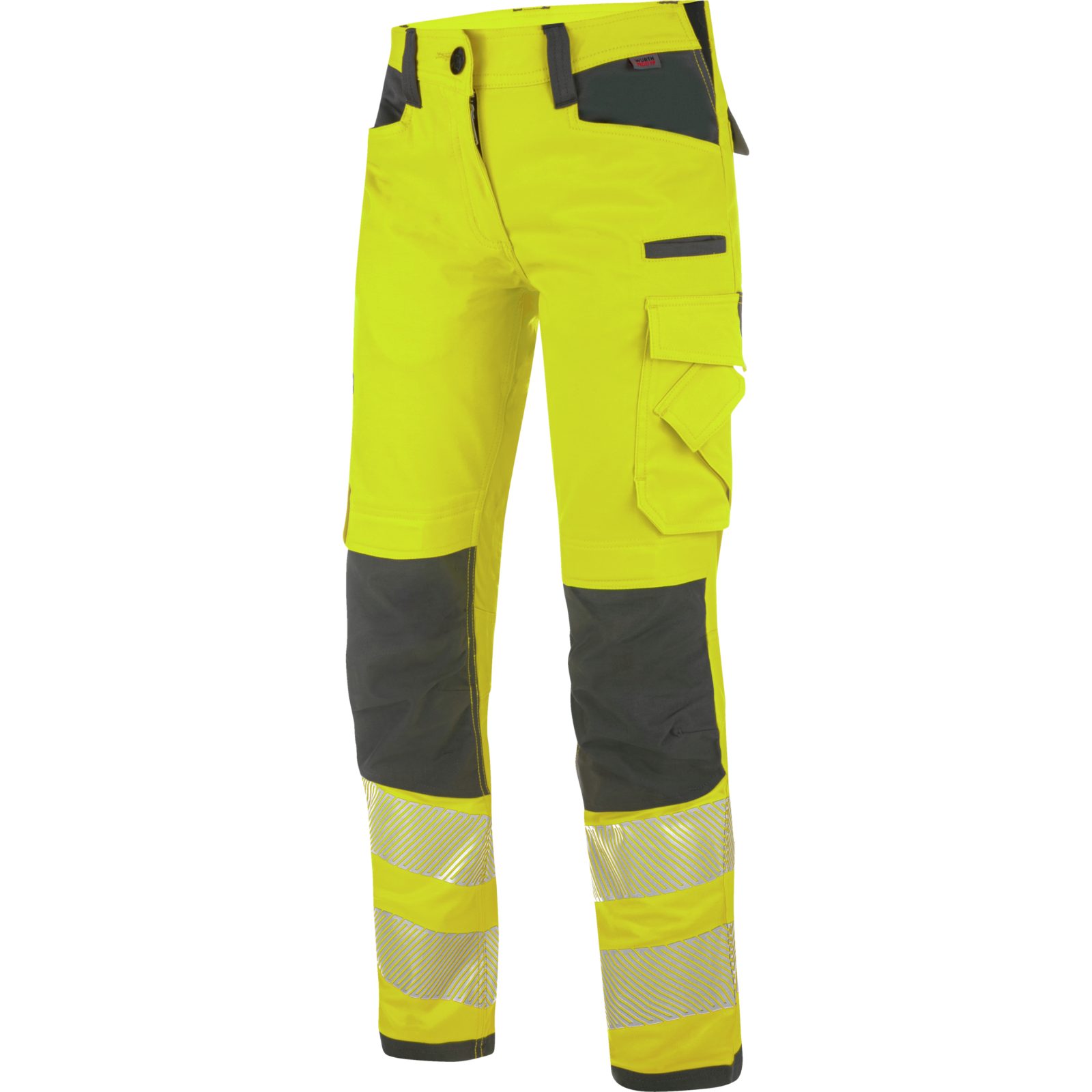 Würth MODYF Arbeitshose Neon EN 20471 1 Hi-Vis Bundhose für Damen Professionelle Damen HI-VIS Arbeitshose