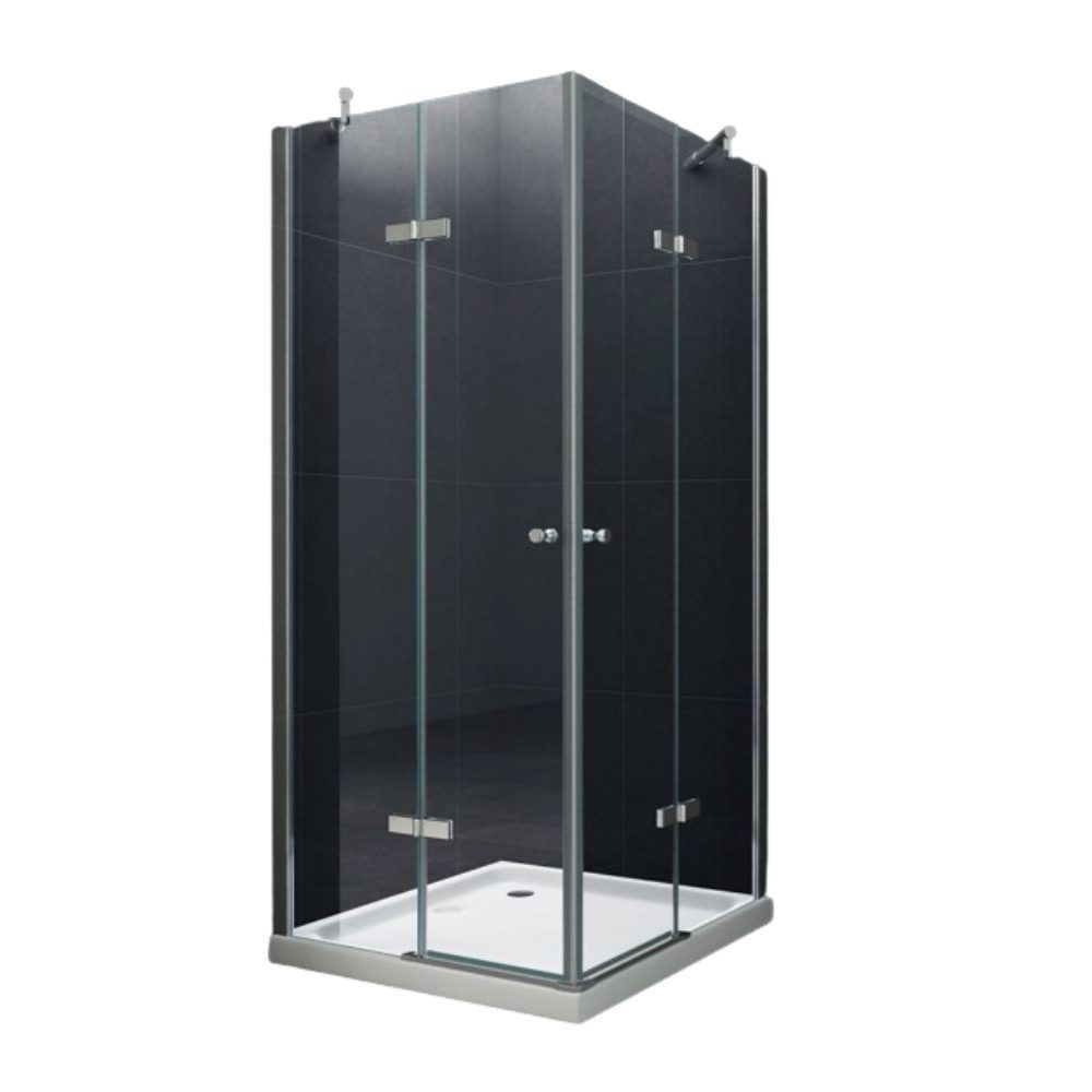 Eckdusche MONETT Duschkabine Dusche Duschwand Duschabtrennung Duschtür Glas ESG