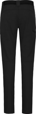 Bergson Outdoorhose VIDAA COMFORT (slim) Damen Wanderhose, leicht, strapazierfähig, Langgrößen, schwarz