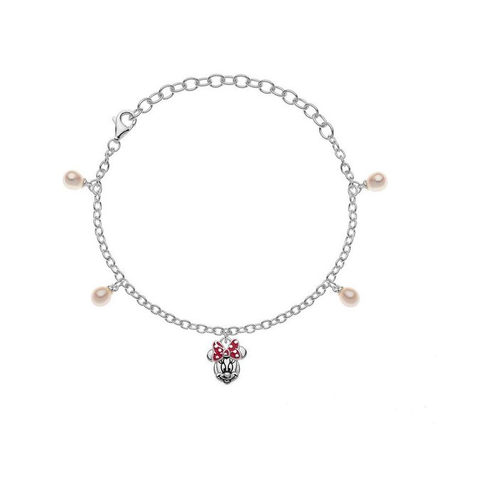 DISNEY Jewelry Armband Disney Mädchen-Armband 925er Silber Süßwasserperle modern