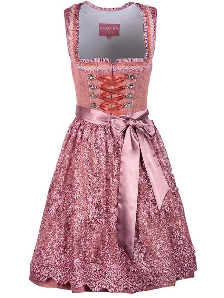 Krüger Madl Dirndl Dirndl Seline 60er Länge beere