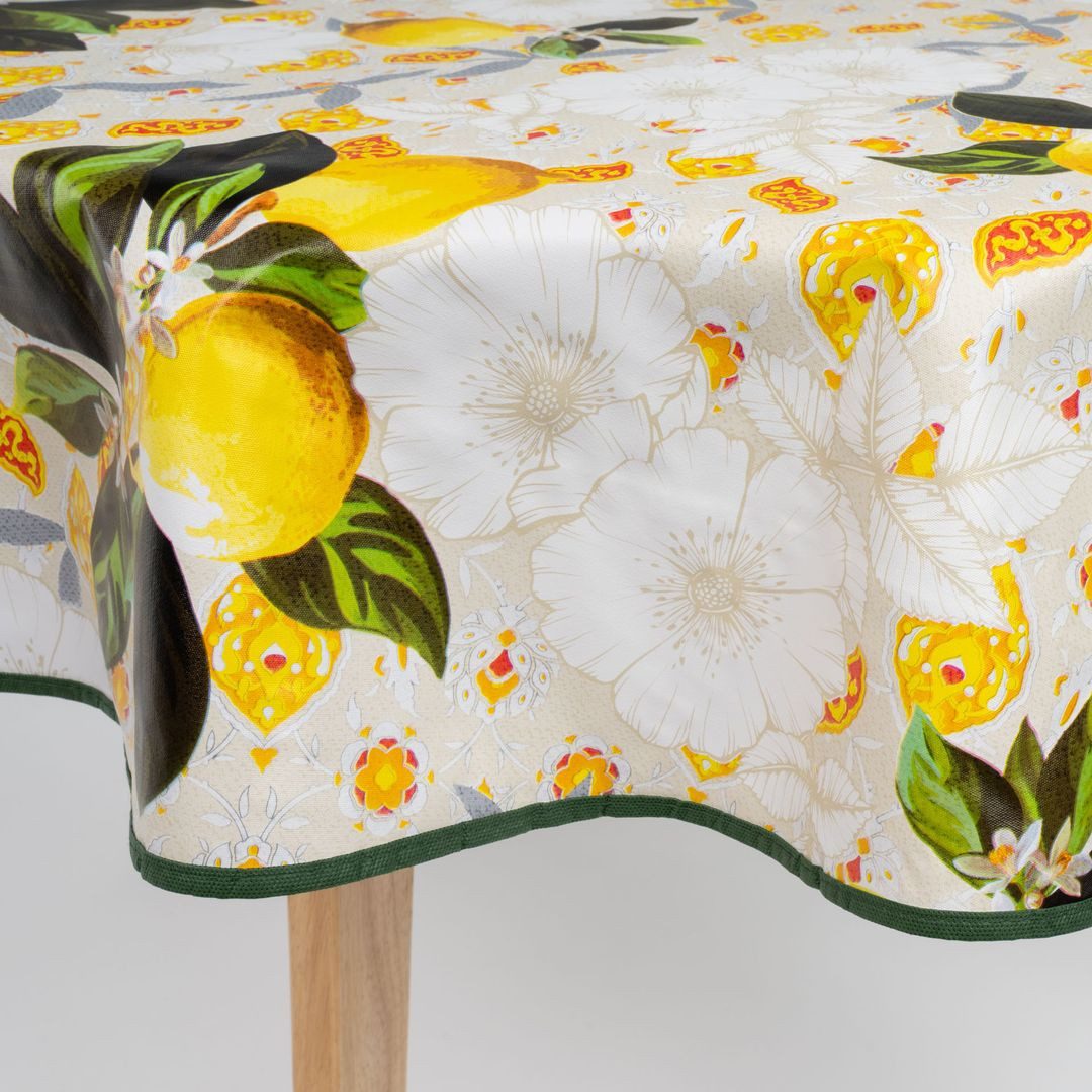 laro Tischdecke laro 140cm runde Wachstuchtischdecke mit Saum-Eingefasst – Bild 5 von 5