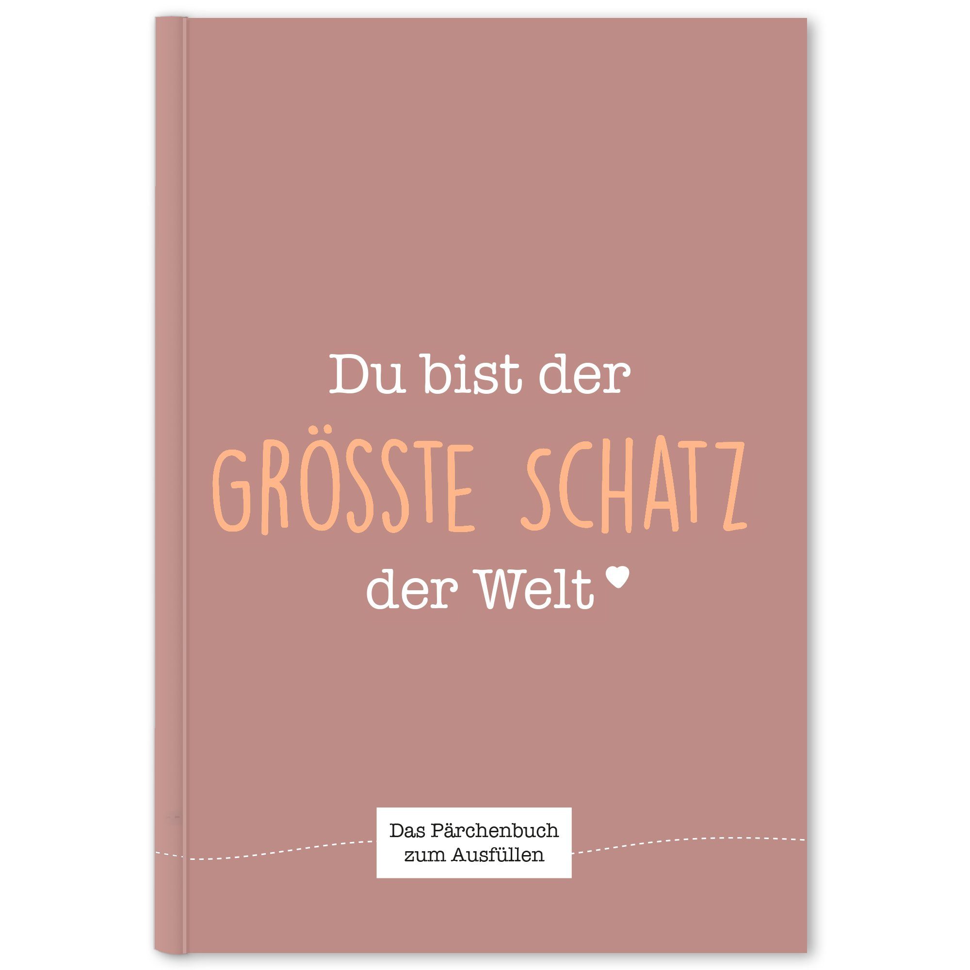 CUPCAKES & KISSES Poesiealbum Pärchenbuch zum Ausfüllen