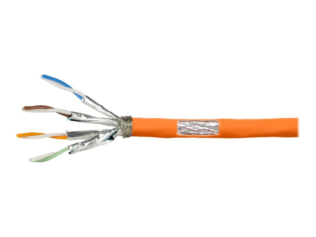LogiLink LOGILINK Монтажный кабель S/FTPCat.7 Rohkabel AWG23 1000MHz orange 100.... Netzwerkkabel