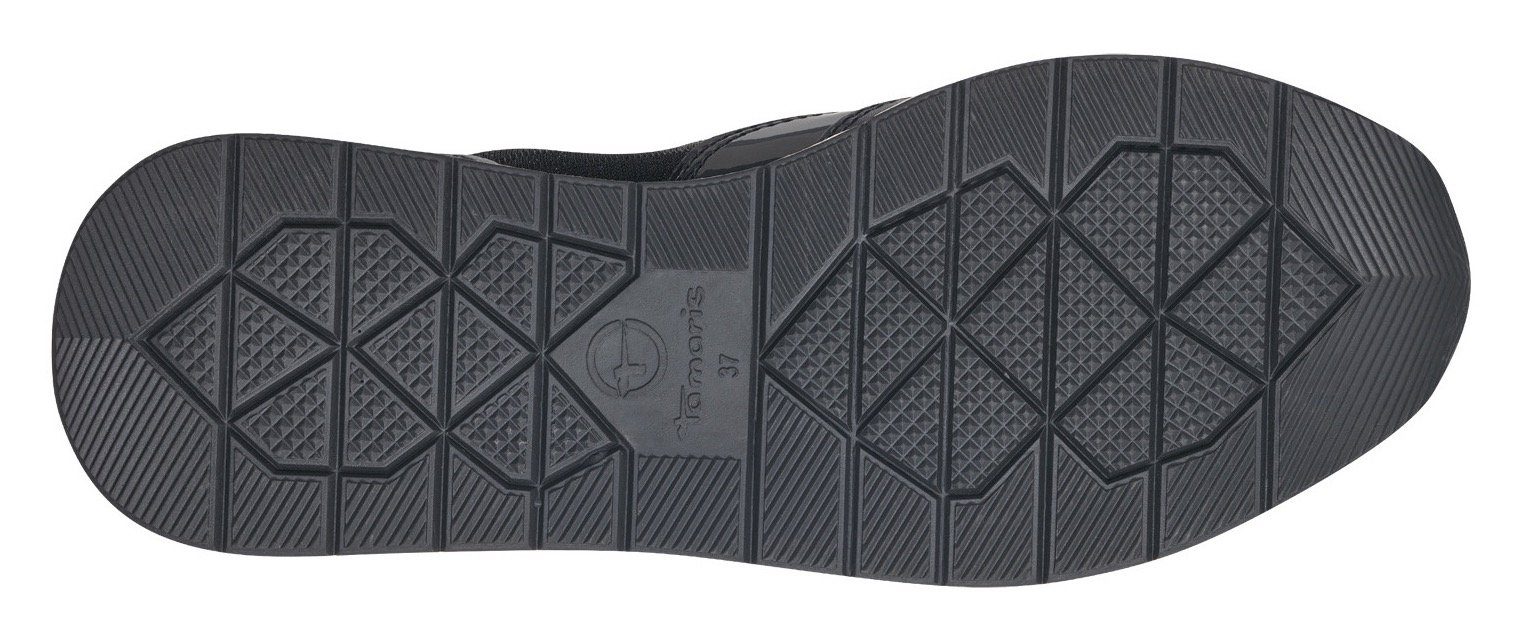 Sneaker trendigen navy Tamaris mit kombiniert Metallic-Details