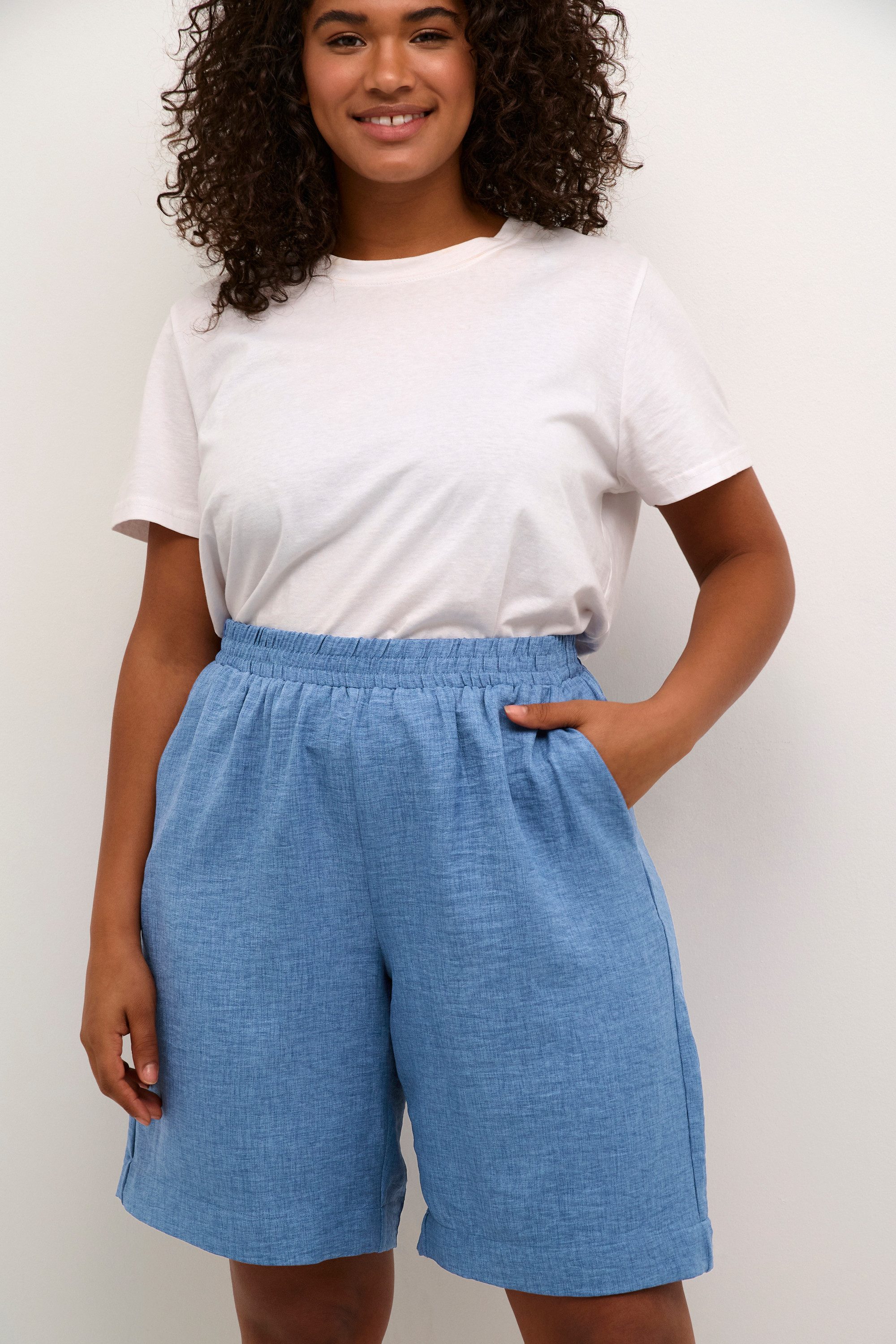 KAFFE Curve Shorts Shorts KCelisa Große Größen