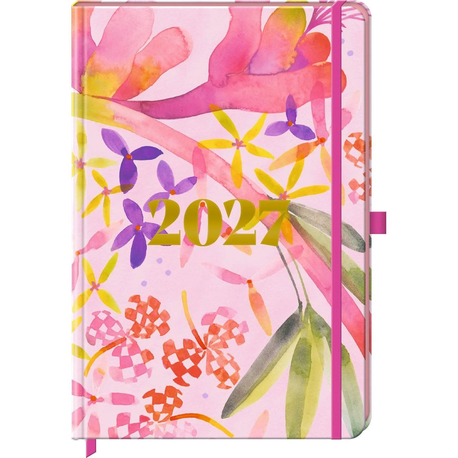 Coppenrath Geburtstagskalender Wochenkalender 2027 - Pink