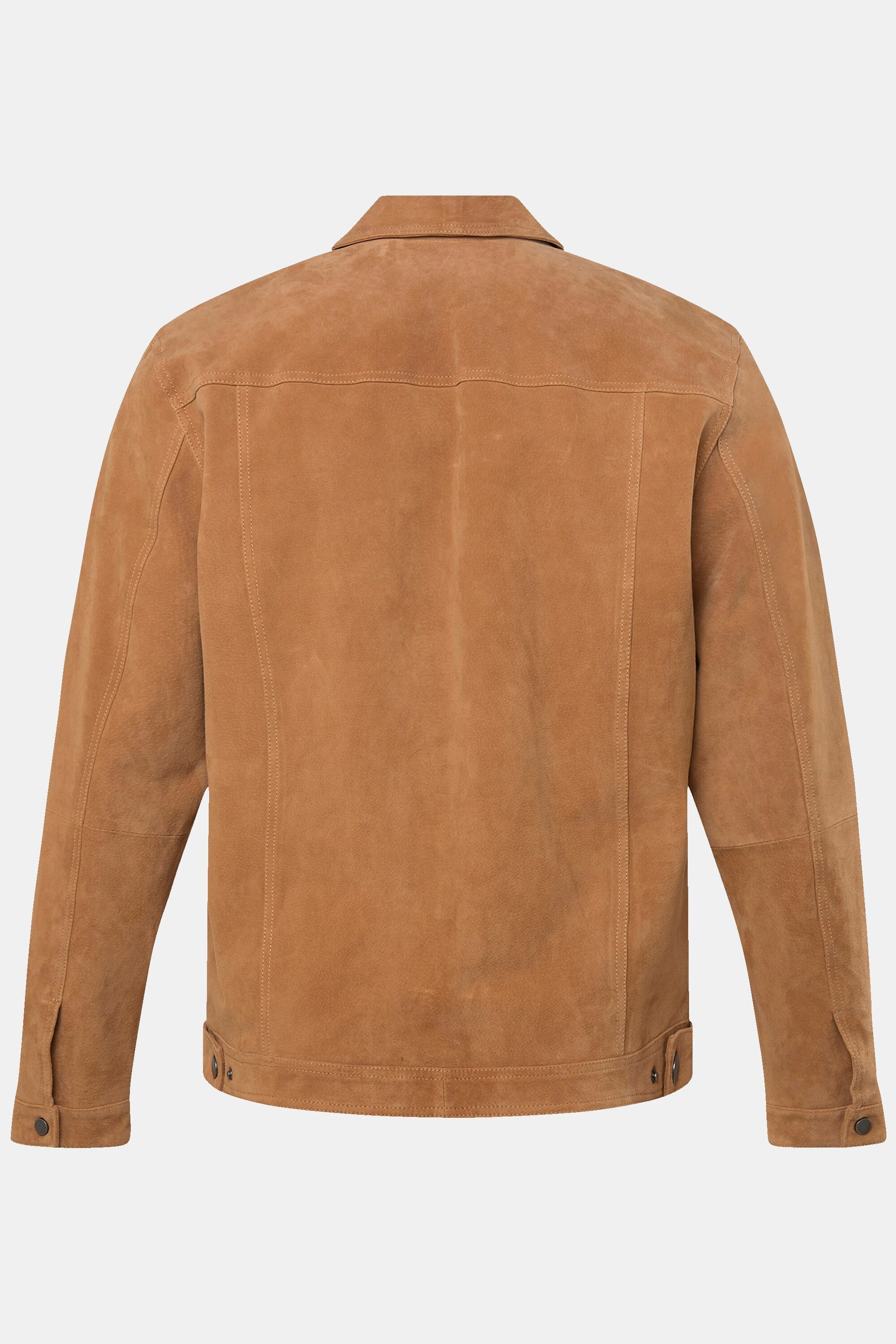 John F. Gee Lederjacke Lederjacke Leder Pigsplit-Leder