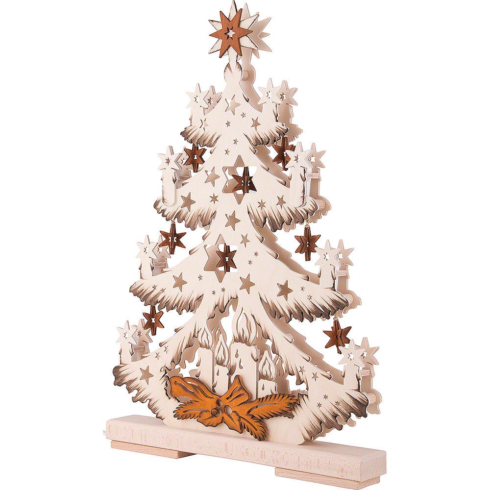RATAGS Kunsthandwerk Schwibbogen Lichterspitze Sternchen (32x44cm) von RATAGS Holzdesign