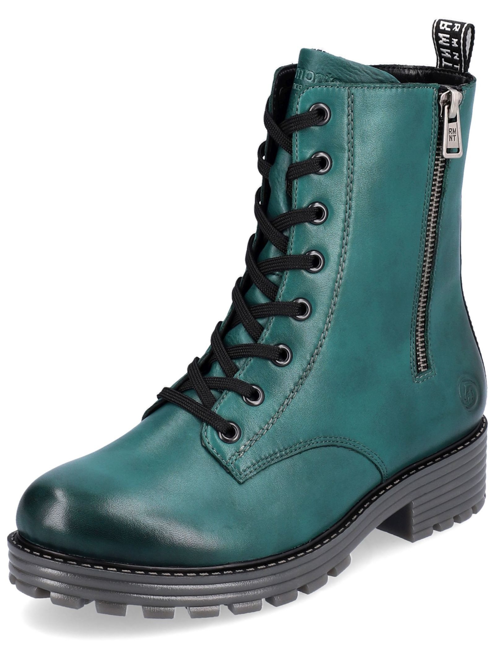 Remonte Stiefelette Glattleder . Schnürstiefelette