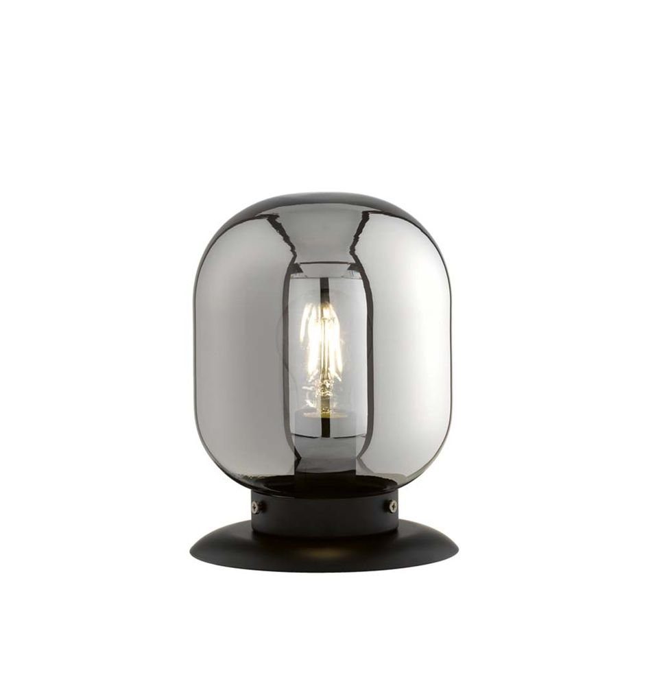 etc-shop LED Tischleuchte Schwarz Beistelllampe Schreibtischlampe Nachttischlampe Tischleuchte, H