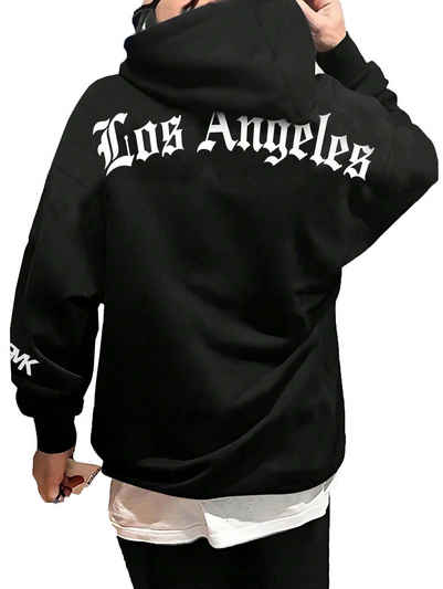 RMK Kapuzenpullover Herren Hoodie Pullover Langarmshirt Oversize Los Angeles