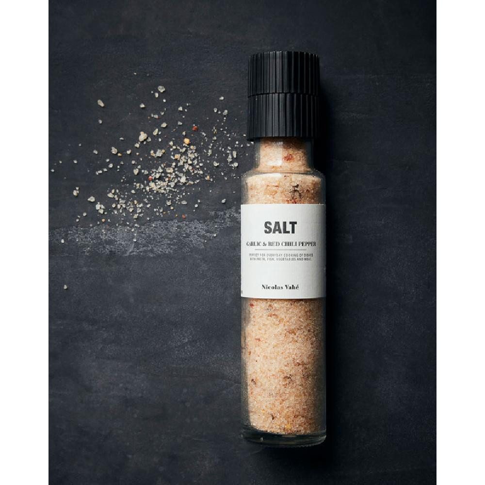 Nicolas Vahé Gewürz Salz mit Knoblauch und Roter Chili (325g)